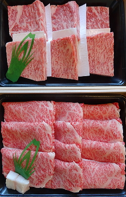 村上牛サーロインステーキ・すき焼き用肉詰合せギフト